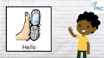 Hello - Goodbye | Core Vocabulary Song | Minspeak Symbols | PRC