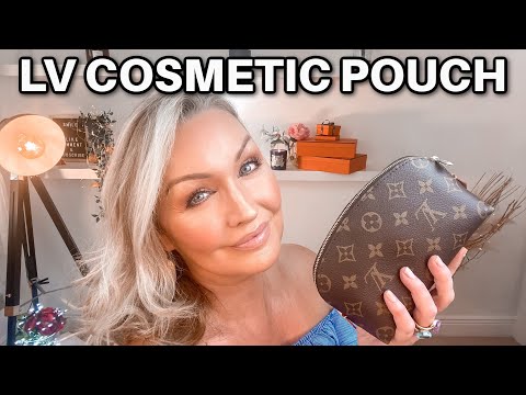 Louis Vuitton cosmetic pouch review + What's in my makeup bag 2018?