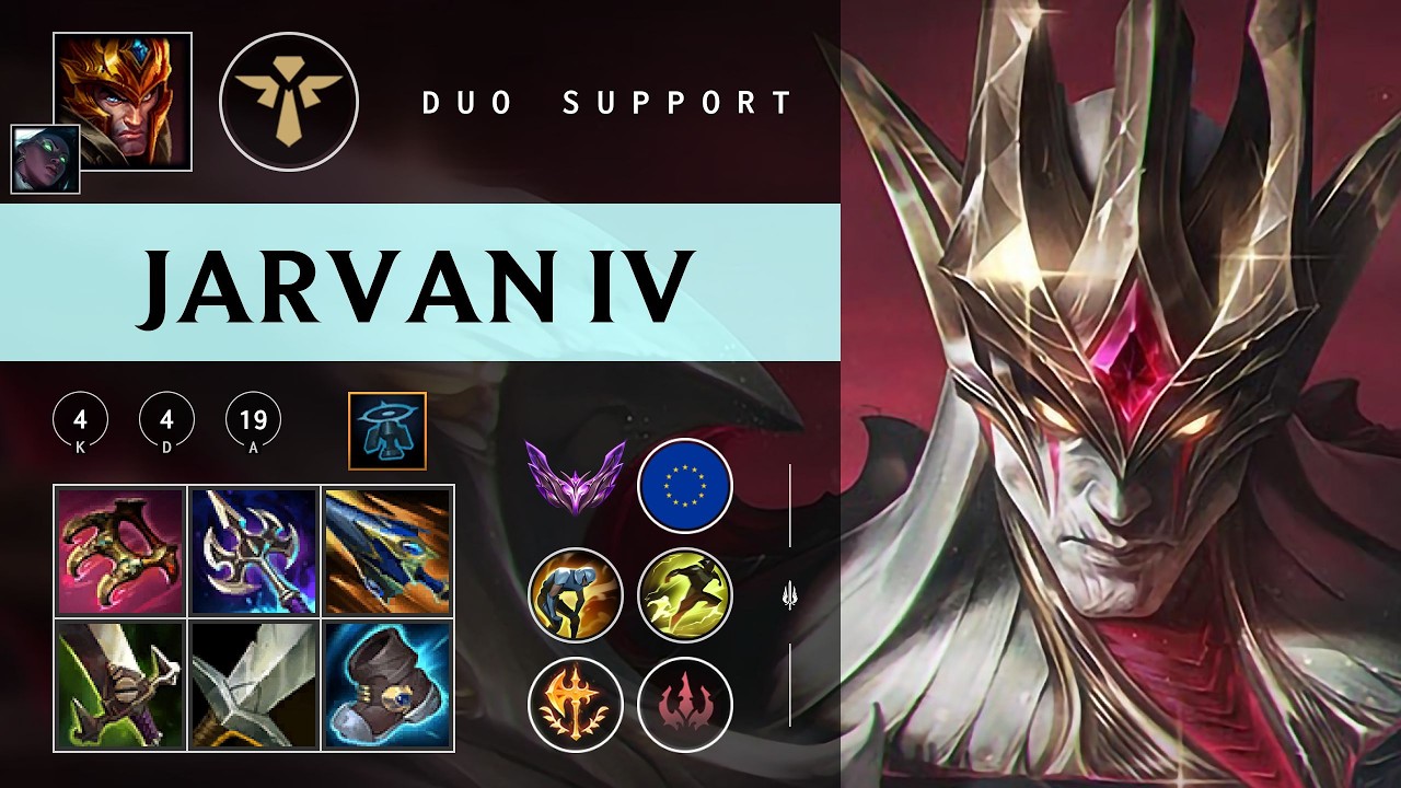 Jarvan IV Support vs Elise - EUW Master Patch 26.04