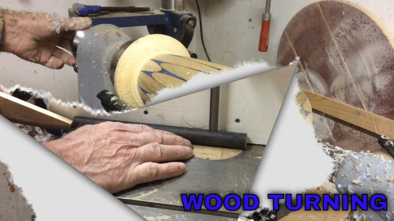 Vaso laminato in legno e resina