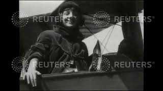 1928 London May Queen flies from Croydon to be crowned in Hayes