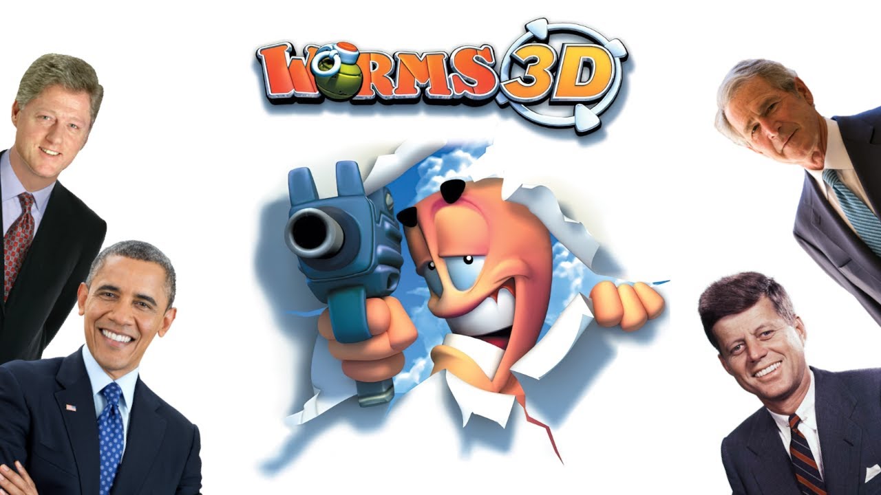 US Presidents Play Worms 3D