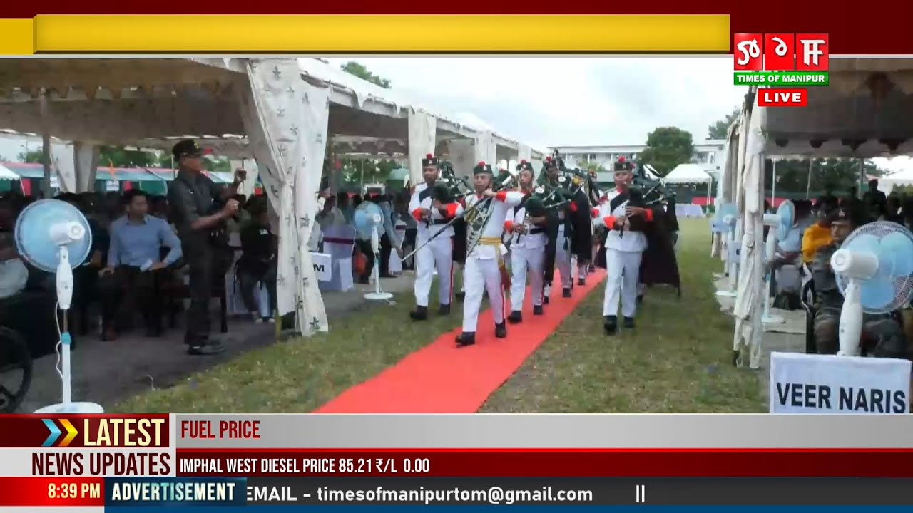 ASSAM RIFLE EX SERVICEMEN GI RALLY AMA HEAD QUARTERS 28 SECTOR ASSAM RIFLES TA PANGTHOKHRE