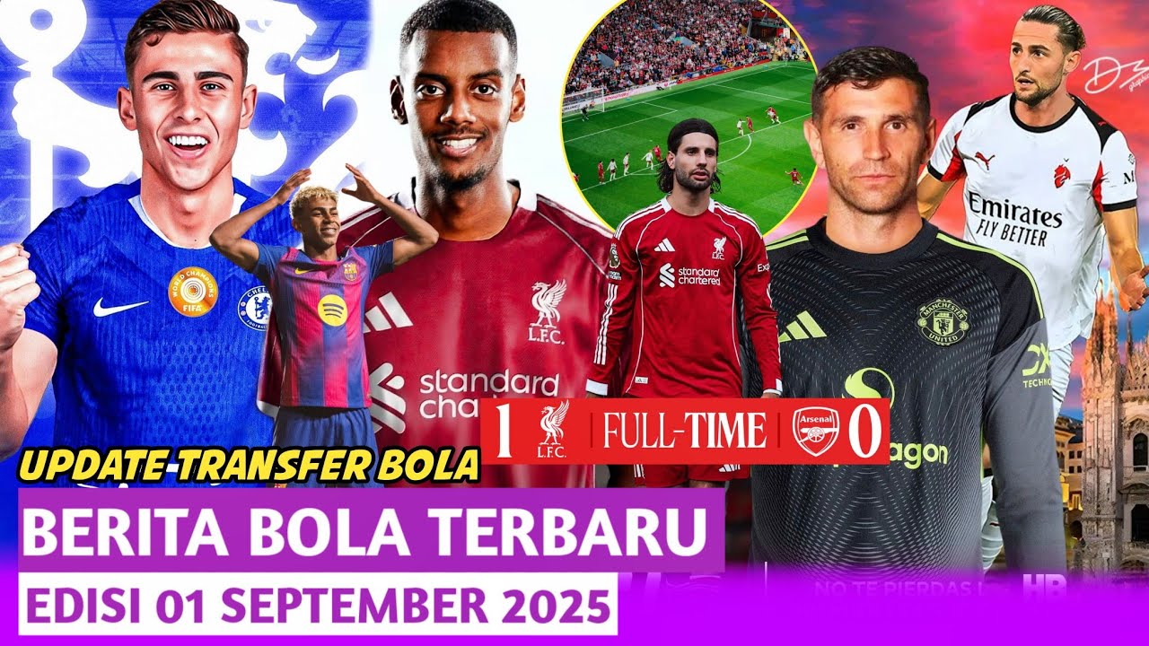 BOOM❗ISAK GABUNG LIVERPOOL❗DIBU MAU GABUNG MU😱RABIOT OTW MILAN🔥CHELSEA TUNTASKAN FERMIN LOPEZ🔴BERITA