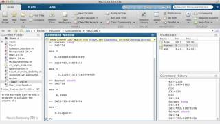 Learning MathLAB Programming x16 Presenting results in different Formats