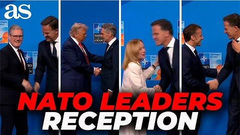 NATO leaders’ RECEPTION with SPECIAL TREATMENT for Trump: STARMER, CARNEY, MELONI, MACRON...