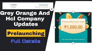 Hcl Club And Grey Orange Company Return Info | Kaka Water Purifier Application | Time Profit screenshot 2