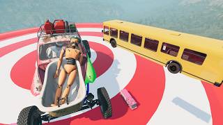 Cars vs Mega Ramp #beamngdrive #crashdrive screenshot 4