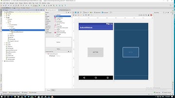 How to create button with icon in Android Studio