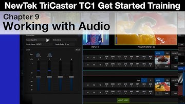 TriCaster TC1 Get Started Training Chapter 9 - Working with Audio