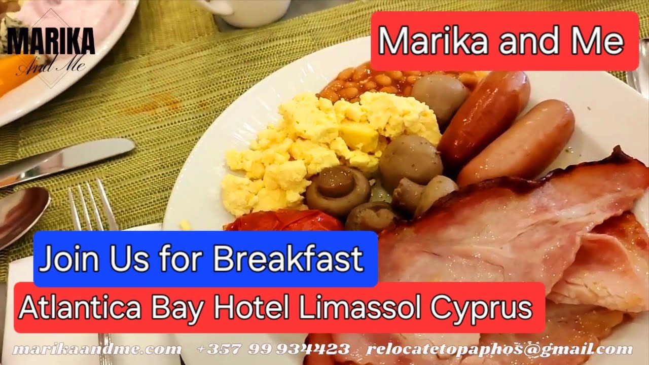 Завтрак в отеле Atlantica Bay. Лимассол, Кипр