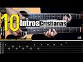 10 intros cristianas en guitarra acstica  con tablaturas