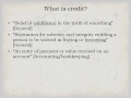 The Sentinel talks about credit