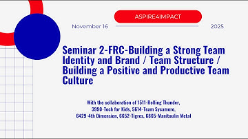 ASPIRE4IMPACT SEMINAR 2: Building a Strong Team Identity & Culture