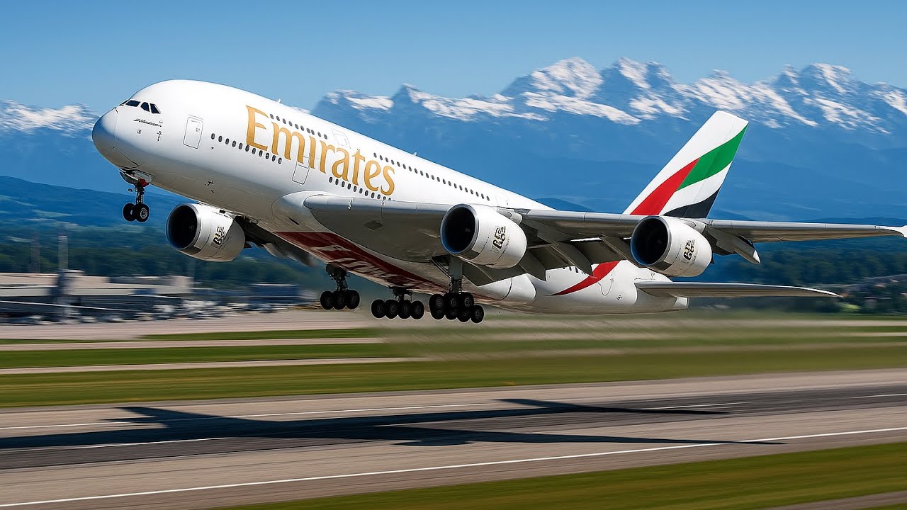 ✈️ 30+ Take-offs at Zurich Airport Switzerland | Plane Spotting Paradise | 4K HDR