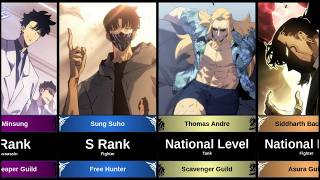 HUNTERS RANK IN SOLO LEVELING RAGNAROK MANHWA (나 혼자만 레벨업)