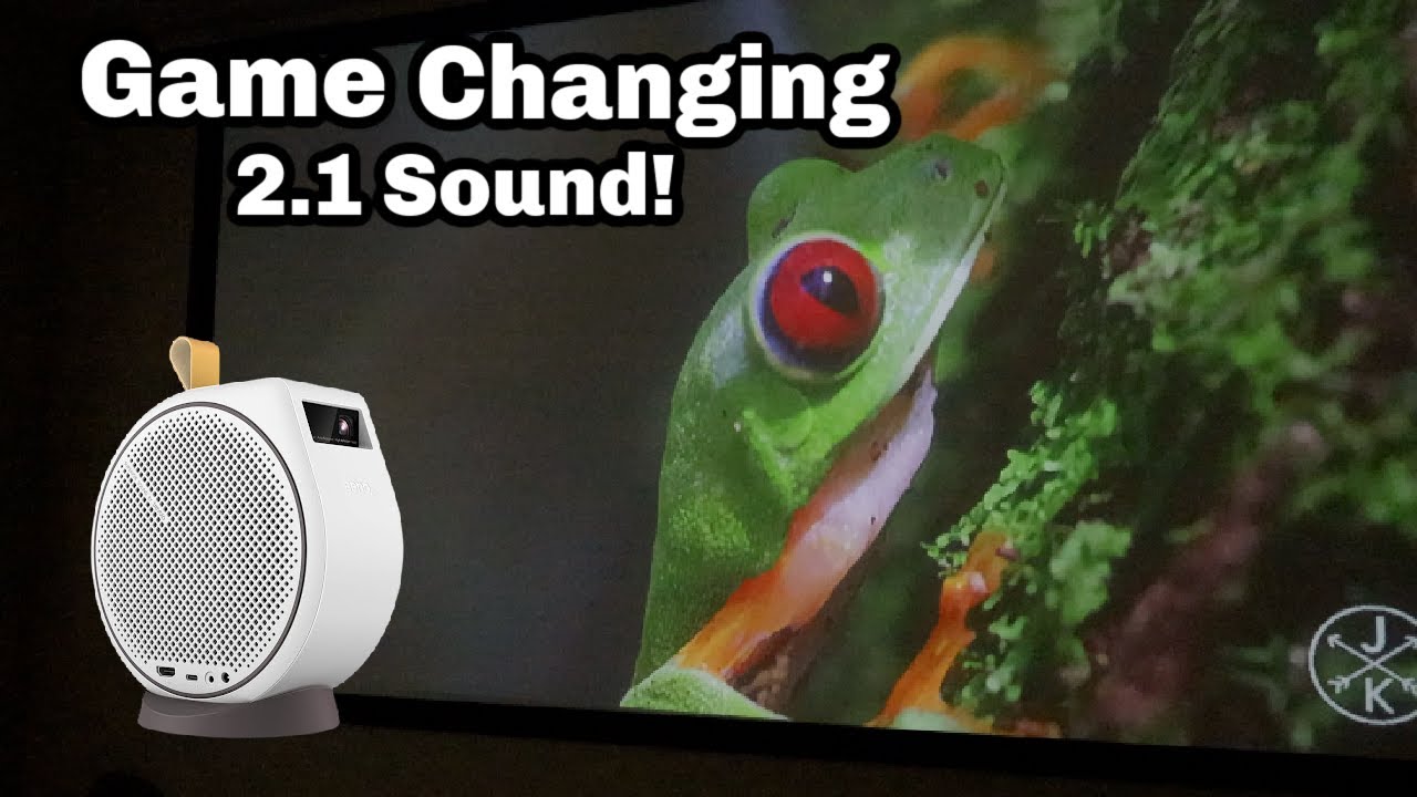 BenQ GV30 Review! Portable Projector with Game Changing 2.1