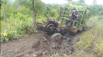 Xe công nông 2 câu chở chuối đường lây/#17//KIU 81