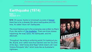 Movie Review: Earthquake (1974)
