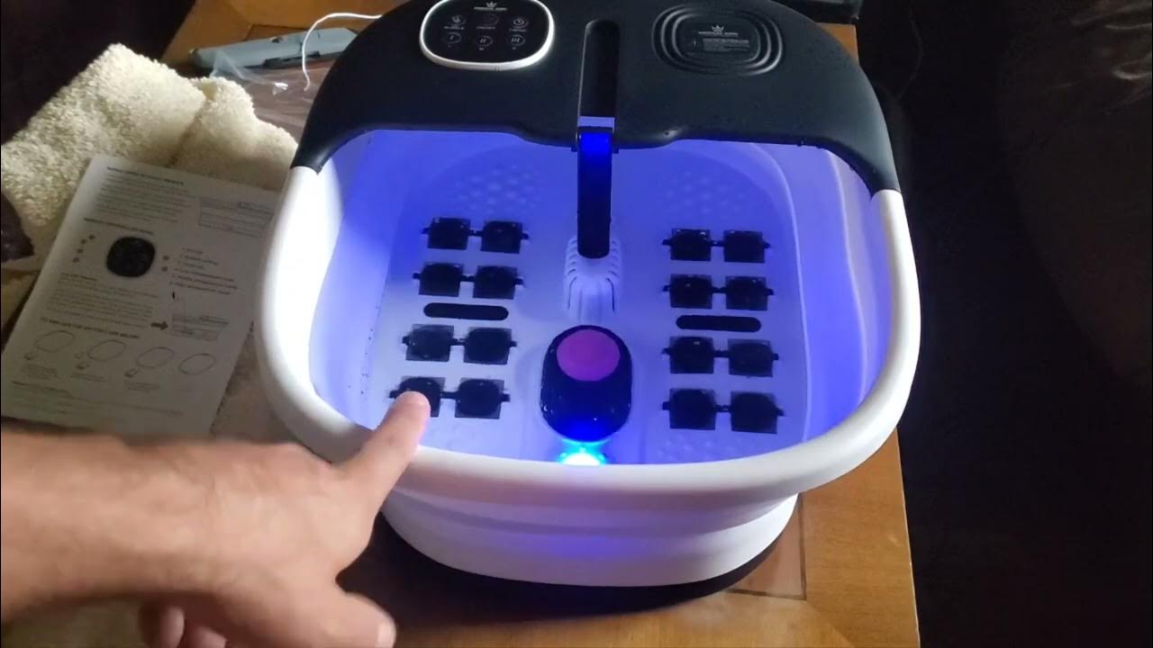 Medical King Foot Bath Soaker Massager Review - YouTube