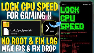 How To Lock CPU Clock Speed For Gaming and Performance : No Root | Stable FPS & Performance !! screenshot 5
