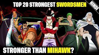 Top 20 Strongest Swordsmen in One Piece History | Anime hub #onepiece