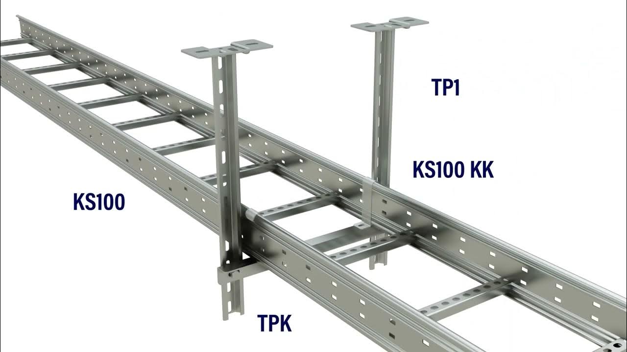 how-to-attach-ks100-cable-ladder-to-supports-youtube