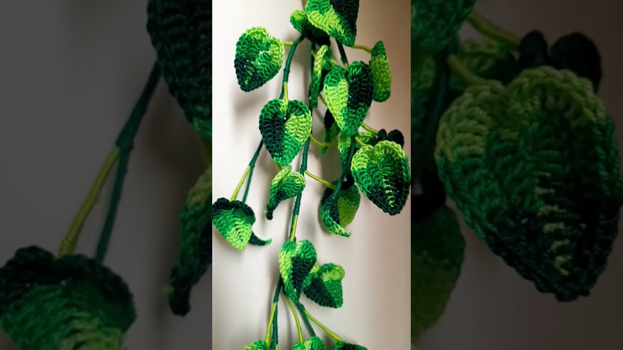 Crochet money plant tutorial | crochet money leaf