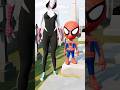 Spidey vs Spider Gwen । Marvel Animation #spidergwen #spidey #shorts #youtubeshorts