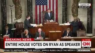 Paul Ryan officially elected Speaker of the House