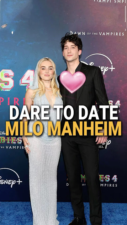 Why does no one dare to date Milo Manheim anymore? #celebrity #MiloManheim #MegDonnelly #Zombies4