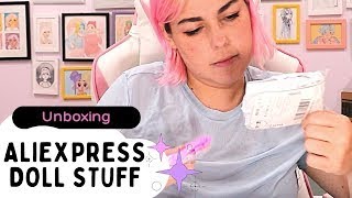 Unbox miniatures and doll stuff from Aliexpress with me 1