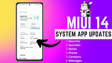 MIUI 14 System Apps Update | New Card Layout | System Launcher, Security, Notes and many More..