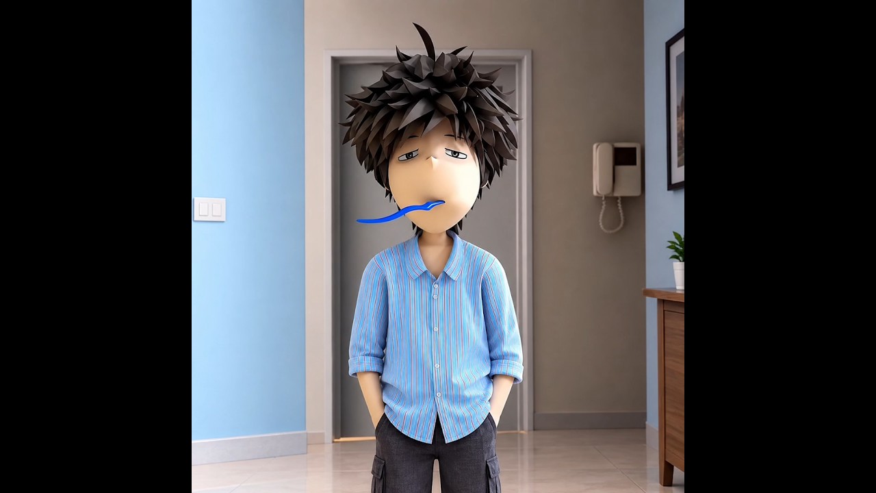 This Man Tried Everything to Stop His Alarm #foryou #film #movie #fyp #shorts