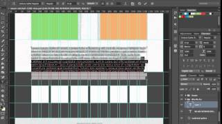 11 Photoshop Web Mockup - Completing Vector Wireframe PART 3