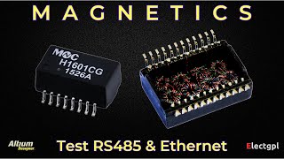 Magnetics LAN Transformer | Test RS485 Diferencial Aislación y EMI | Sponsor Altium Designer