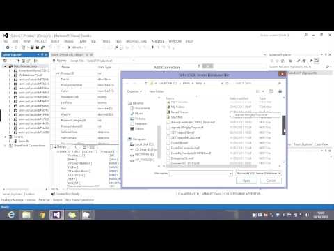 01 Attach DataBase to Visual Studio2