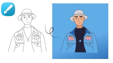 Coloring Digital Art Sketch in Infinite Design | PART 2