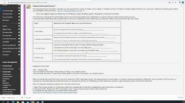 SSC101 2nd 8 week week 4 assignment video
