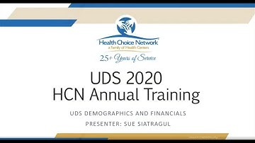HCN Annual Training - UDS Demographics and Financials