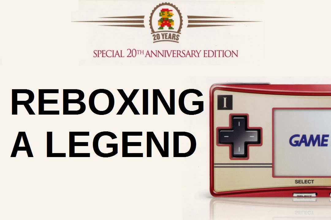 Reboxing the 20th Anniversary Game Boy Micro - YouTube