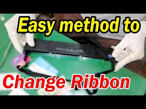 How to change ribbon on Epson printer | How to Change Ribbon on Printer | Epson LQ 310 | Ribbon