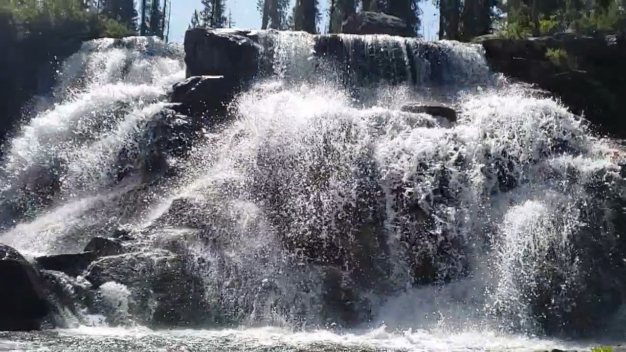 Sawtooth Waterfalls out of Grandjean Idaho with Ryan and Stephanie