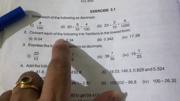 Chapter -3 decimals class -7th(comp.)lecture -1