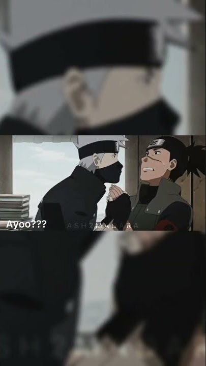 Kakashi and iruka- caught in 4kk??? 🤨📸 #shorts #edit #anime #naruto #4k