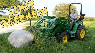 Could Not Get The Job Done! John Deere 3046r Struggles To Move Rocks