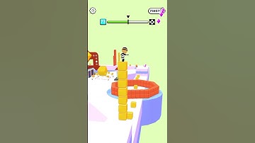 Satisfying mobile game | Cube Surfer #gaming #tiktok #shorts