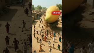 Giant Mango vs Village: अंत देख कर हैरान रह जाओगे! 🔥🥭 #Mystery #Cinematic #AI #NewVideo