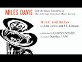 Miles davis  the jazz and classical music society music for brass 1956  exclusive remaster