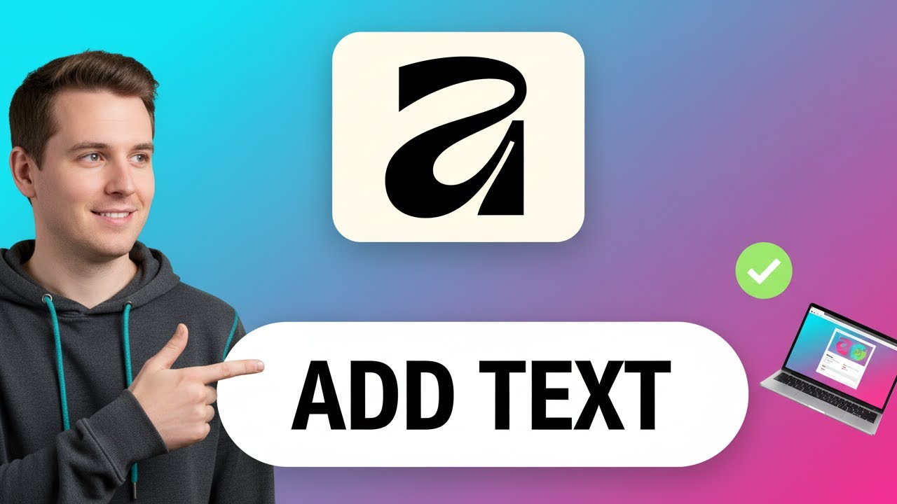 How to ADD TEXT in Affinity Studio (Step by Step)